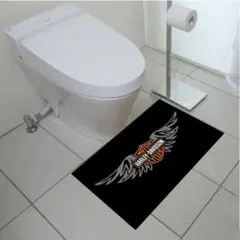 ハーレーダビッドソン 玄関マット キッチンマット トイレマット90cm×60cm