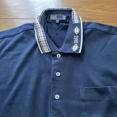 ダックス　DAKS メンズ　黒ポロシャツ Mサイズ