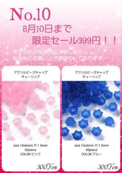 8月10日までの399Yen特価　No.10