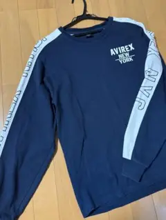 AVIREX ネイビー 長袖 M