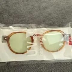 ブラウン UV400 ブルーライトカット サングラス