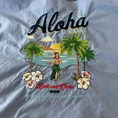 新品未使用、ボール＆チェーンエコバッグ　ALOHA柄　Lサイズ