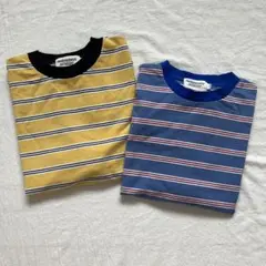 【完売品】PAIRMANON STREET ボーダー半袖Tシャツ　 2枚セット