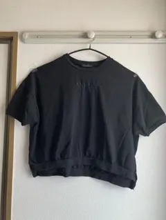 レディースオーバーTシャツ　M 黒