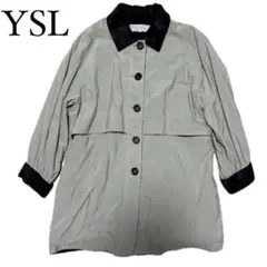 YSL イヴサンローラン ロングコート 古着