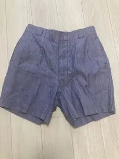 フランス海軍　ラミーリネン　ショートパンツ