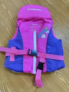 WIN MAX ライフジャケット 子供　M ピンク/紫