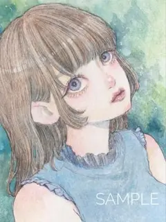 手描きイラスト アナログ オリジナル