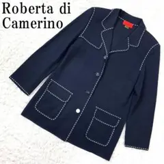 Roberta di Camerino ジャケット ネイビー 42 B972
