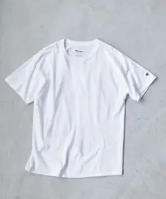 【送料無料】Champion ホワイト 無地Tシャツ