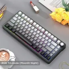 RGB Tri-mode 全キー交換可能キーボード