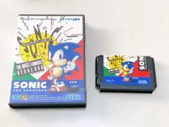 ソニックザヘッジホッグ　メガドライブソフト 箱付き