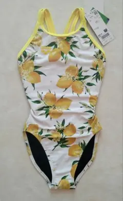 アリーナ　レモン柄　競泳水着　Sサイズ