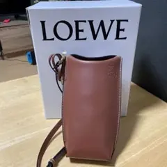 ロエベ ゲートポケット ショルダーバッグ ポシェット フォンバッグ 美品