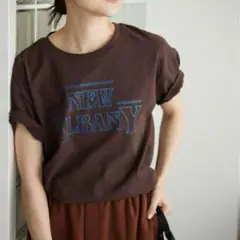 【SLOBE IENA】 NEW ARBANY Tシャツ ブラウン