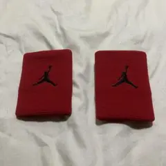 AIRJORDAN NIKE赤いジャンプマンロゴリストバンド2個セット新品未使用