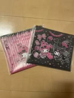 My Melody & Kuromi フラットポーチ2点セット