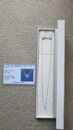 天然 一粒ダイヤモンド(0.10ct) ネックレス k10