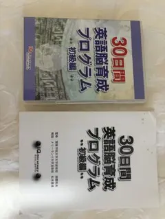 30日間英語脳育成プログラム　初級編　CD付き