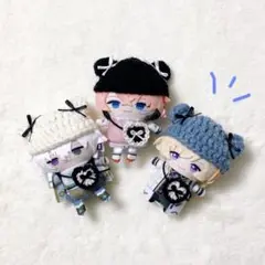 【C3】にじぱぺっと ぬいぐるみ10cm くま帽子 着ぐるみ ぬい服