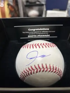 MLB カブス　今永昇太　直筆　サインボール　メジャー　正規品