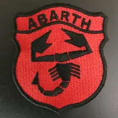 ABARTHエンブレムワッペン　赤