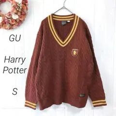 GU　Vネックセーター　Harry Potter　S　グリフィンドール
