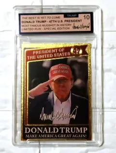 ♪トランプ大統領 ケース入りトレーディングカード♪