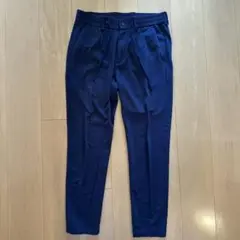 tratto クールマックス　メンズ　春夏ビジネスパンツ　ネイビー