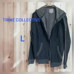 TRINE COLLECTIVE フード付きパーカー L 輸入古着／海外古着