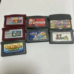 ゲームボーイアドバンス ソフト7本まとめ売り　マリオブラザーズ　ドンキーコング