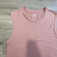 alo サーモンピンク タンクトップ S