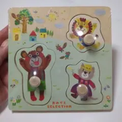 新品☆おめでとセレクション 木製パズル　はじめてのパズル