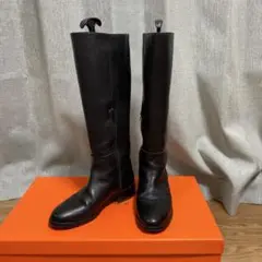 REMME レメ　ブーツ　黒　本革　ナノユニバース