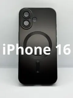 iPhone16 ケース ソフト ブラック マグセーフ レンズ保護　新品101