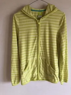 adidas NEO LABEL L イエロー ストライプ パーカー