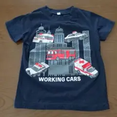 未着用はたらく車 Tシャツ 110