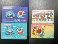 太鼓の達人 初音ミク ガンダム コラボ カラフルピーチ バナパスポートカード