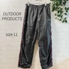 【OUTDOOR PRODUCTS】ジャージ トラックパンツ (LL) 黒