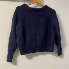Green Label Relaxing ネイビー ニット フォックス