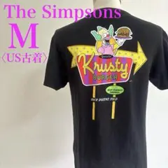 ザ・シンプソンズ クラスティバーガー ブラックTシャツ Mサイズ　US古着