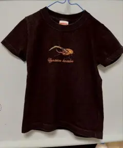 Dynastes hercules 刺繍 Tシャツ 黒ヘラクレスオオカブト