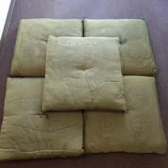 璃寛茶　高級座布団　房付き　5客セット