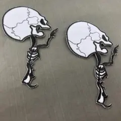 刺繡ワッペン　人気お買い得セット　スカルシリーズ