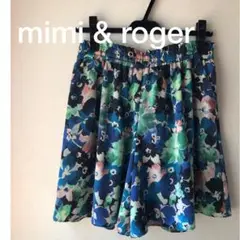 美品❤️ミミ&ロジャー　キュロット　ショートパンツ　夏　花柄　Ｓ〜Ｍ