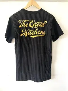 SKULL WORKS ストライプ ヘンリーネック Tシャツ M