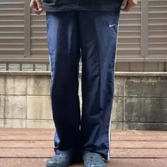 【最終値下げ!!】NIKE ワイドパンツ ネイビー ピステ ジャージ
