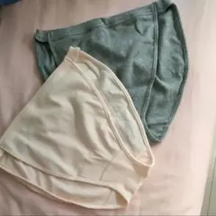 ゆるリラ 解放感ショーツ ２色組 Mサイズ 綿100% ふんどし