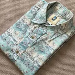 【美品】カハラ　KAHALA　アロハシャツ　プルオーバー　ハワイ製　USA製