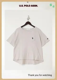 〖古着〗Tシャツ U.S.POLO ASSN. ベージュ系 Ｌサイズ